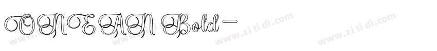 ONEAN Bold字体转换